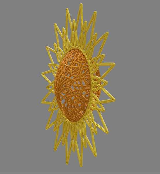 Blachere - Décor SUN SUSPENSION 3D SOLEIL MULTI BIOPRINT