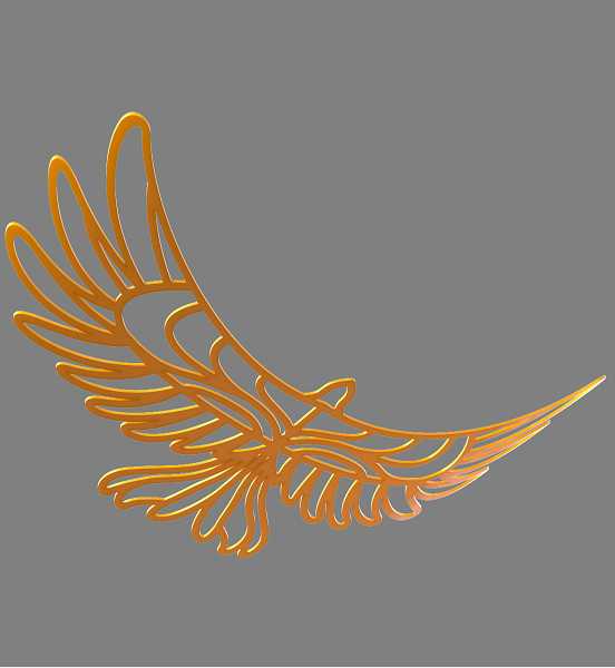 Blachere - Décor RIO SUSPENSION 3D OISEAU JAUNE BIOPRINT