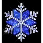 Blachere - Décor GIVRE SUSPENSION FLOCON BLEU RECYPRINT LED