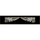 Blachere - Décor ALYZE DOUBLE TRANSVERSAL FLOCON BLANC PUR RECYPRINT LED