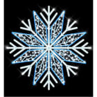 Blachere - Décor GRAND MIA SUSPENSION FLOCON BLEU RECYPRINT LED