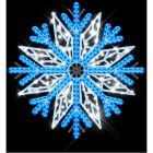 Blachere - LOCDécor suspension MIA SUSPENSION FLOCON BLEU RECYPRINT LED