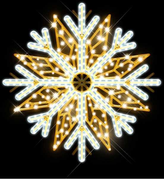 Blachere - LOCDécor suspension MIA SUSPENSION FLOCON BLANC CHAUD RECYPRINT LED