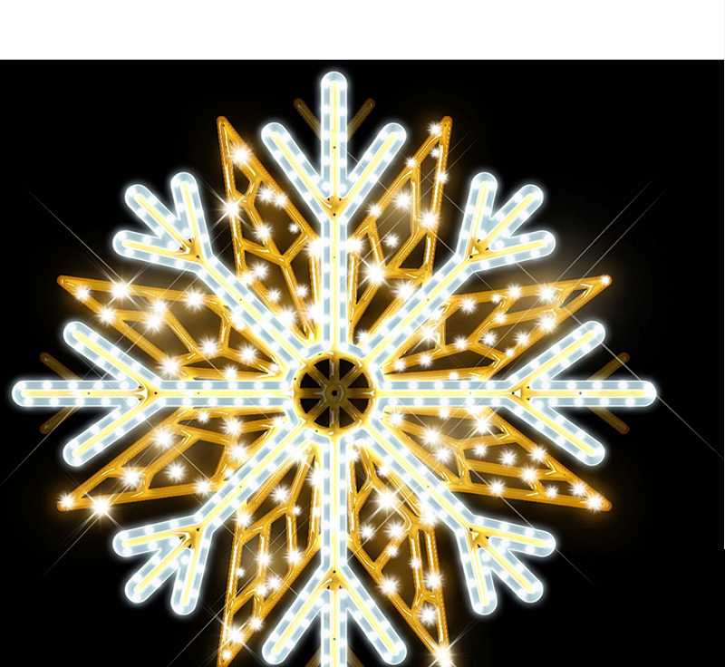 Blachere - Décor suspension MIA SUSPENSION FLOCON BLANC CHAUD RECYPRINT LED