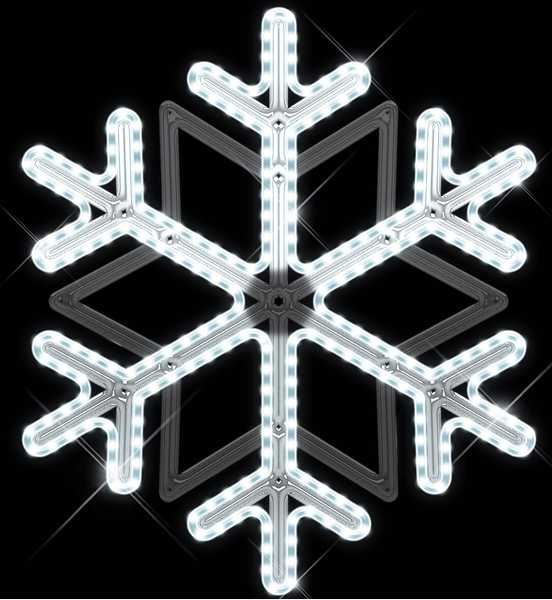 Blachere - LOCDécor suspension LILLY SUSPENSION FLOCON BLANC PUR RECYPRINT LED