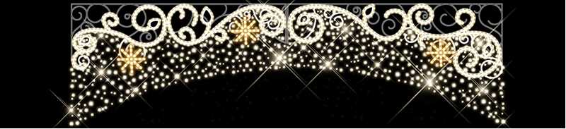 Blachere - Décor MILO ARC TRANSVERSAL LIGNE BLANC CHAUD RECYPRINT LED