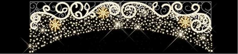 Blachere - Décor MILO ARC TRANSVERSAL LIGNE BLANC CHAUD RECYPRINT LED