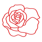 Blachere - Décor FLOWER2 SUSPENSION 2D FLEUR ROUGE BIOPRINT