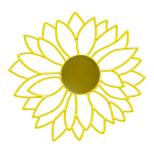 Blachere - Décor suspension FLOWER3 SUSPENSION 2D FLEUR JAUNE BIOPRINT