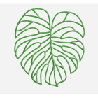 Blachere - Décor suspension VEGE4 SUSPENSION 2D FEUILLE VERT BIOPRINT