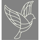 Blachere - Décor DOVE SUSPENSION 2D COLOMBE BLANC BIOPRINT