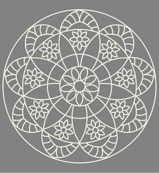 Blachere - Décor MANDALA 100 Fixation suspendue et pour plafond