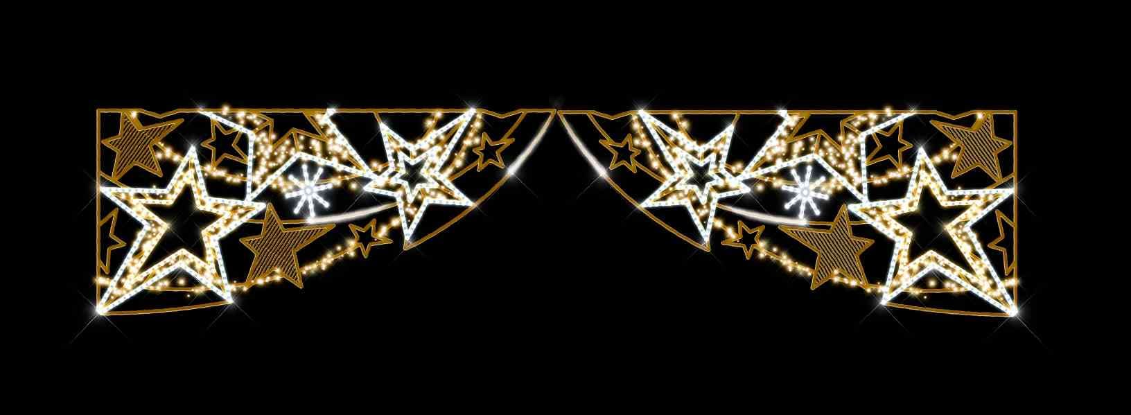 Blachere - Décor ASTRAL TRAVERSE TRANSVERSAL ETOILE BLANC CHAUD RECYPRINT LED