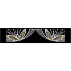 Blachere - Décor COIMBRA DOUBLE TRANSVERSAL VEGETAL BLANC CHAUD RECYPRINT LED