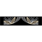 Blachere - Décor COIMBRA DOUBLE TRANSVERSAL VEGETAL BLANC CHAUD RECYPRINT LED