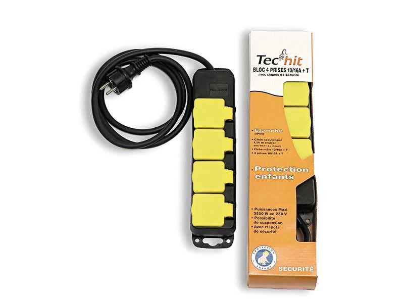 Blachere - BLOC 4 PRISES 10-16A +T - 230V