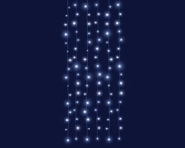 Blachere - RIDEAU BRILLANT LED OPAQ 2x2m