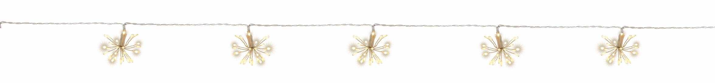 Blachere - 6 BOUQUETS SUPER BRILLANT MICRO LED 4,5V -D 11cm x L:3m 180 micro LED blc chaud