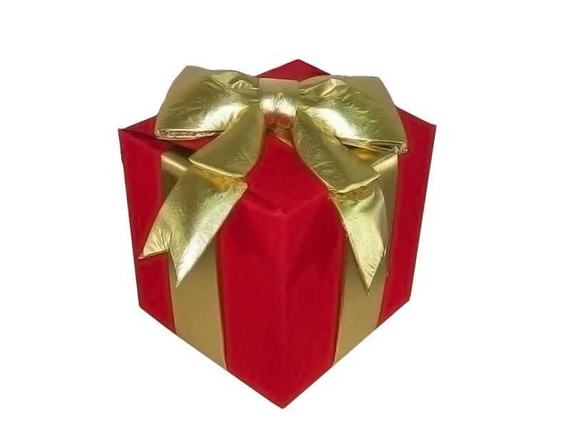 Blachere - PAQUET CADEAU ROUGE 45x45x55cm