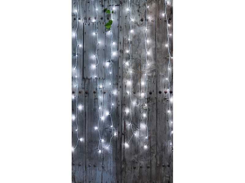 Blachere - RIDEAU FLICKER® 96 LED Blanc pur - 12V - L:2m x H:2m - 96 LED blanc pur