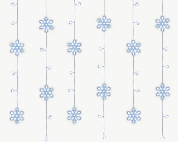 Blachere - RIDEAU DECO FLOCON + BULLES