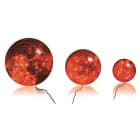 Blachere - 3 BOULES VERRE ROUGE LED