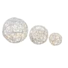 Blachere - 3 BOULES EN METAL MICRO LED