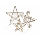 Blachere - 3 eTOILES EN METAL MICRO LED