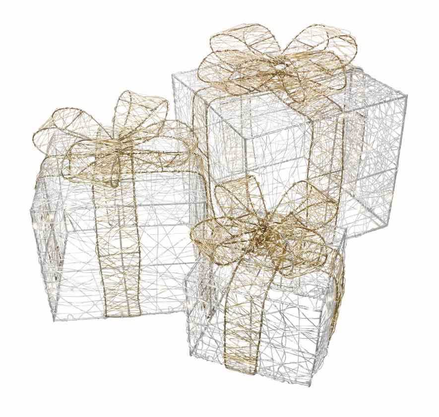 Blachere - 3 CADEAUX EN METAL MICRO LED