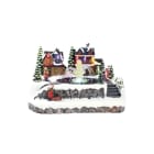 Blachere - VILLAGE NOiL LED AVEC FONTAINE 4,5V L:26cm I:21cm H:18,5cm