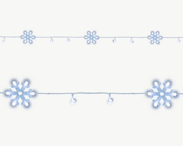 Blachere - GUIRLANDE DECO FLOCON + BULLES