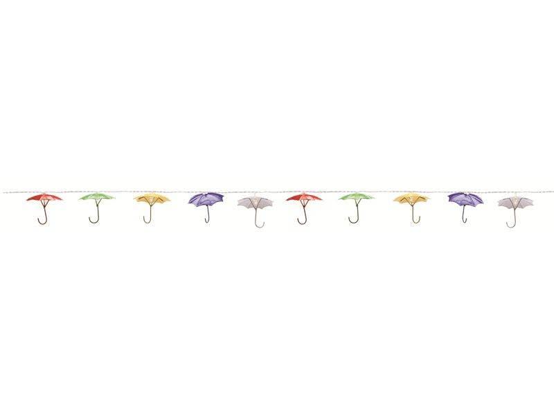 Blachere - GLDE LED SOLAR 10 DeCO PARAPLUIE 1,2V L:3m 10 LED blc chd