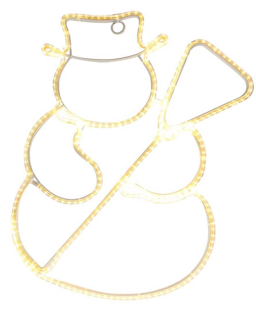 Blachere - BONHOMME NEIGE 35x47cm 24V- 288 LED BLCCHD fixe