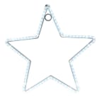 Blachere - ETOILE D 30cm 24V D 30cm 96LED blanc pur fixe cable argent transparent