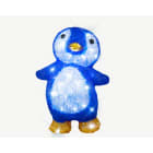 Blachere - Motif acrylique PINGOUIN LED 4,5V - 48 LED blanc pur + 12 Flash