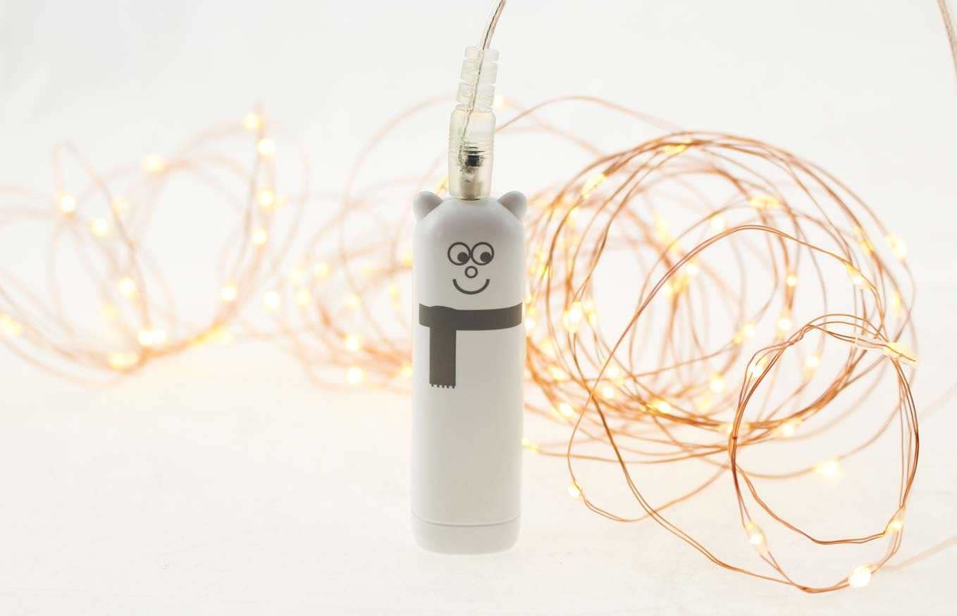 Blachere - BATTERIE RECHARGEABLE GDE MICRO LED 3,7V L:10m 100 microLED blc chd anim 8 fonct