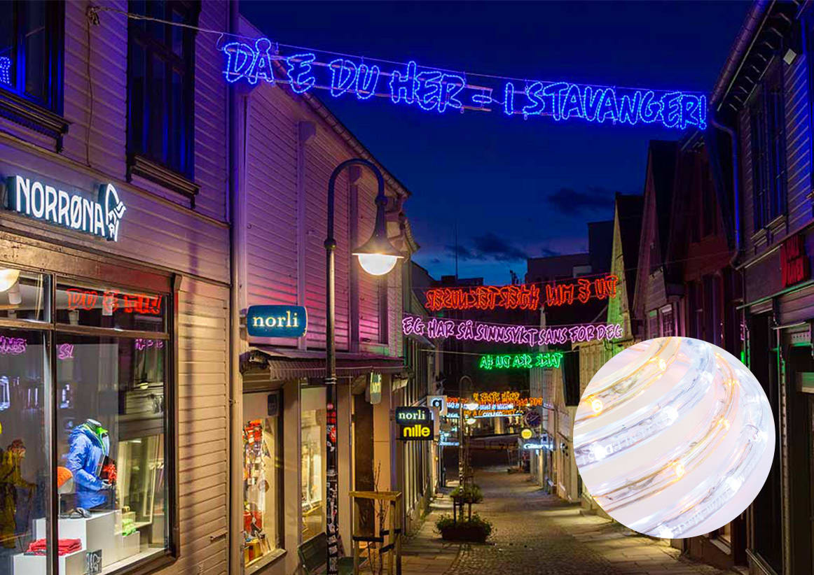 Blachere - Fil lumière® led+ bleu-25m 230V - Diam: 13mm - 50led par mètre