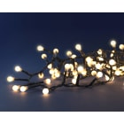 Blachere - Guirlande CHERRYLIGHT® 400 LED Blanc chaud - 24V - L:9m - câble vert