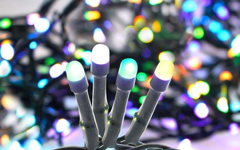 Blachere - FLICKER LIGHT LED RGB TeLeCOMMANDE 24V -L:16m -192 LED RGB-BLCCHD avec timer 6h