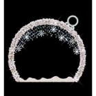 Blachere - Décor ARCHE FROZEN SCENETTE ARCHE BOULE BLANC PUR LED