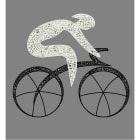 Blachere - Décor BIKE3 VELO BLANC BIOPRINT à poser au sol