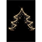 Blachere - Décor SYLVESTRE PM SCENETTE SAPIN BLANC CHAUD LED