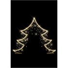 Blachere - Décor SYLVESTRE GM SCENETTE SAPIN BLANC CHAUD LED