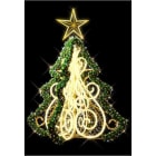 Blachere - Décor ROMANTICA SAPIN BLANC CHAUD RECYPRINT LED