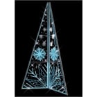 Blachere - Décor EMY SAPIN FLOCON BLANC PUR RECYPRINT LED