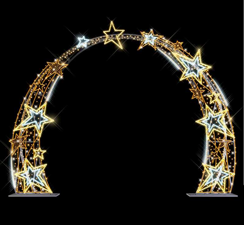 Blachere - Décor ASTRAL ARCH ARCHE ETOILE BLANC CHAUD RECYPRINT LED