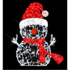 Blachere - LOCDécor Scénette BONHOMME DE NEIGE avec écharpe - individuel avec trepied