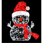 Blachere - LOCDécor Scénette BONHOMME DE NEIGE avec écharpe - individuel avec trepied