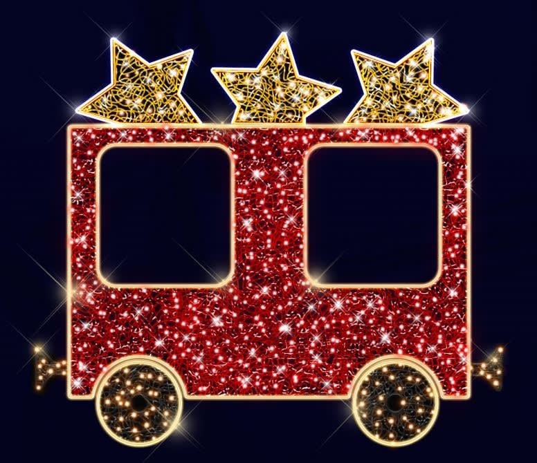 Blachere - WAGON ETOILES scenette 2D