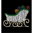 Blachere - LOCDécor TRAINEAU & CADEAUX scenette posée-Décor avec châssis et jambe de force